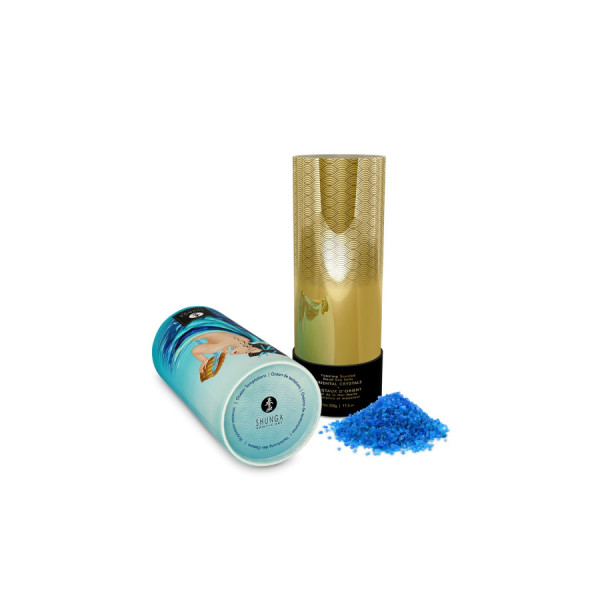 Sel de la mer morte aromatisé et moussant Océan de Tentations  500 gr Shunga 